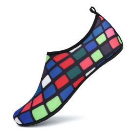 Men's Water Shoes Quick Drying Swimming Socks Women Yoga Shoes Summer Aqua Sandals Non Slip Barefoot Slippers for Beach Vacation (Color: P22, size: 40-41 (feet 24.5cm))