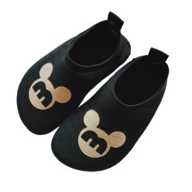 Marvel Spider-Man Boys Floor Socks Girls Frozen Elsa Children Outdoor Water Shoes Kids Diving Wading Shoes Beach Swimming Shoes (Color: Mickey-29, Shoe Size: 28-29(16.6cm insole))