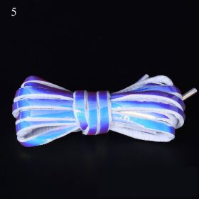 120/140/160cm Holographic Reflective Shoelace Rope Women Men Glowing In Dark Shoe Laces For Sneakers Sport Shoes Rope Bootlaces (Length: 140cm, Color: A5)