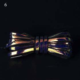 120/140/160cm Holographic Reflective Shoelace Rope Women Men Glowing In Dark Shoe Laces For Sneakers Sport Shoes Rope Bootlaces (Length: 160cm, Color: A6)