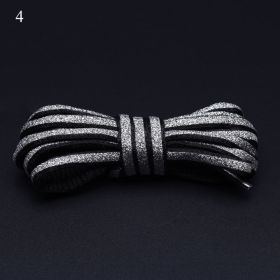 120/140/160cm Holographic Reflective Shoelace Rope Women Men Glowing In Dark Shoe Laces For Sneakers Sport Shoes Rope Bootlaces (Length: 120cm, Color: A4)